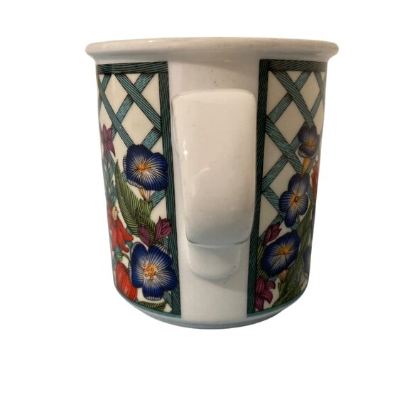 Dansk Nordic Garden Floral Lattice Porcelain Mug - Picture 4 of 8